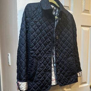 Burberry Black Quilted Jacket
